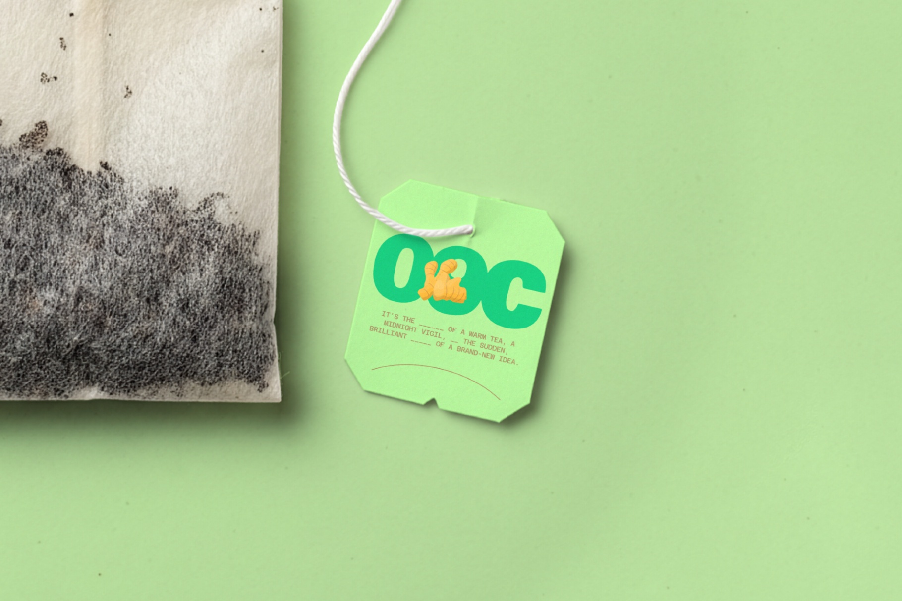 Tea Bag Mockup
