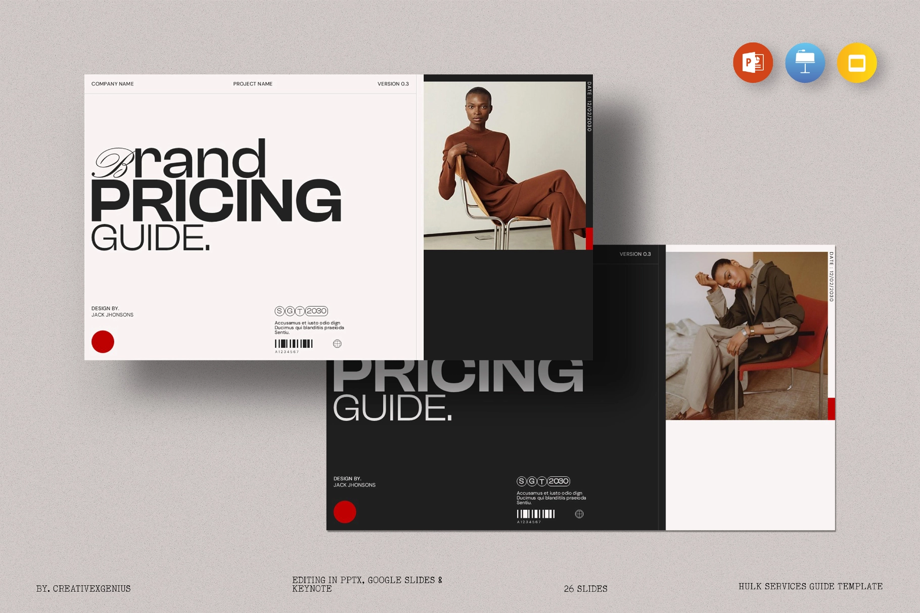 HULK/Services Guide Presentation Template