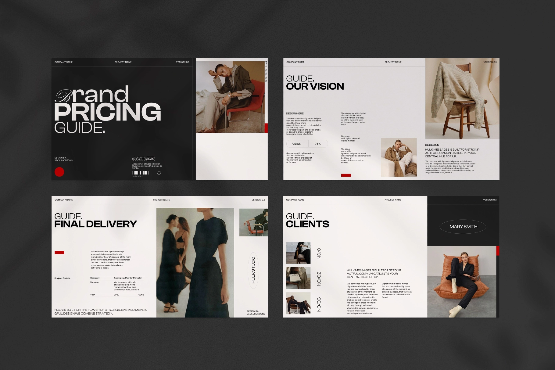 HULK/Services Guide Presentation Template