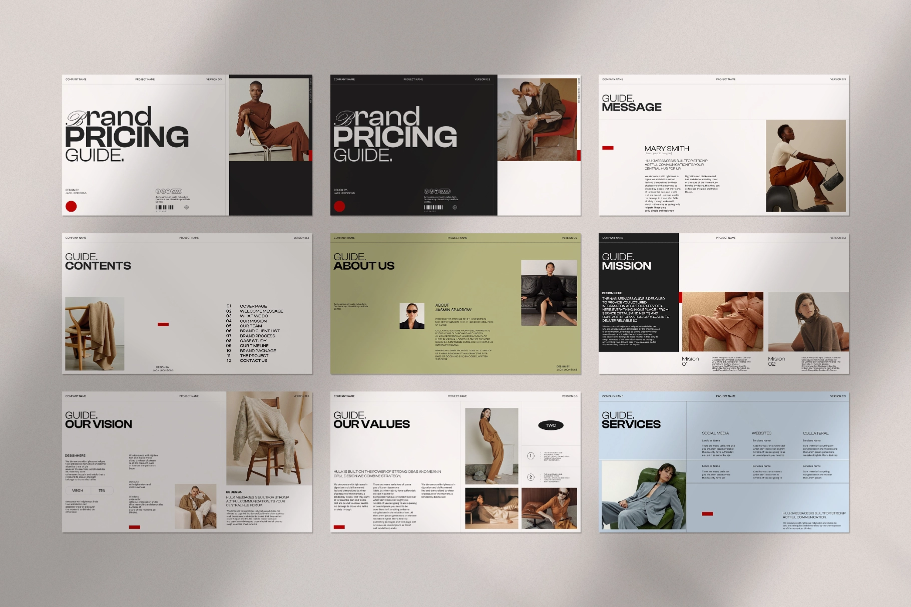 HULK/Services Guide Presentation Template