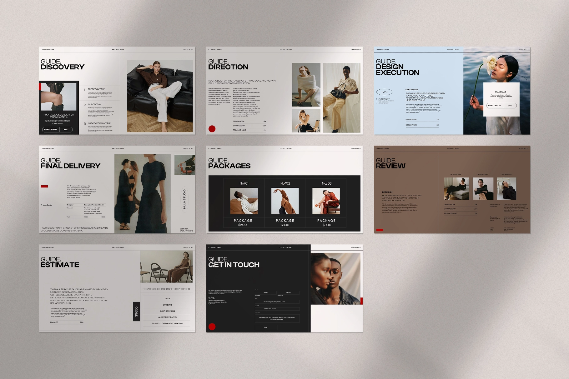HULK/Services Guide Presentation Template