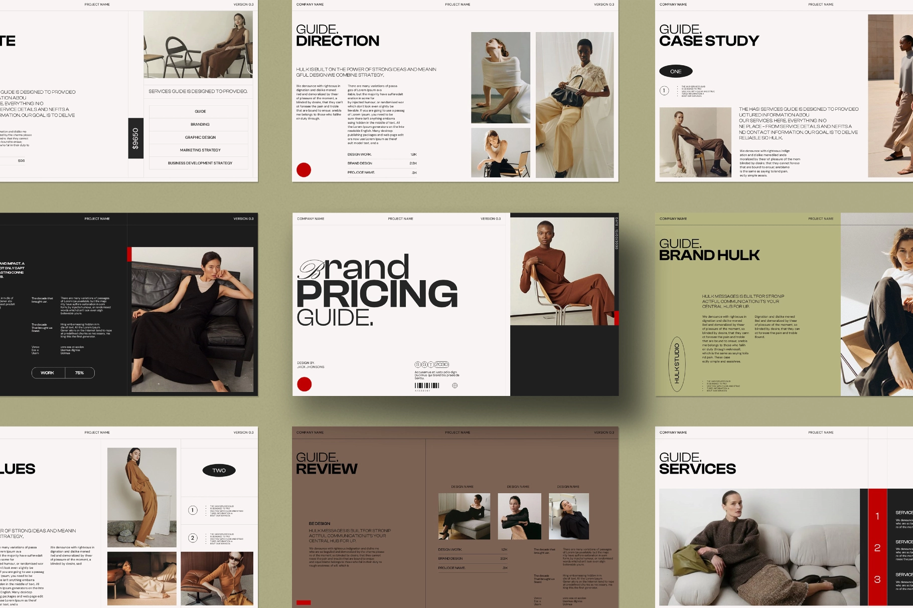 HULK/Services Guide Presentation Template