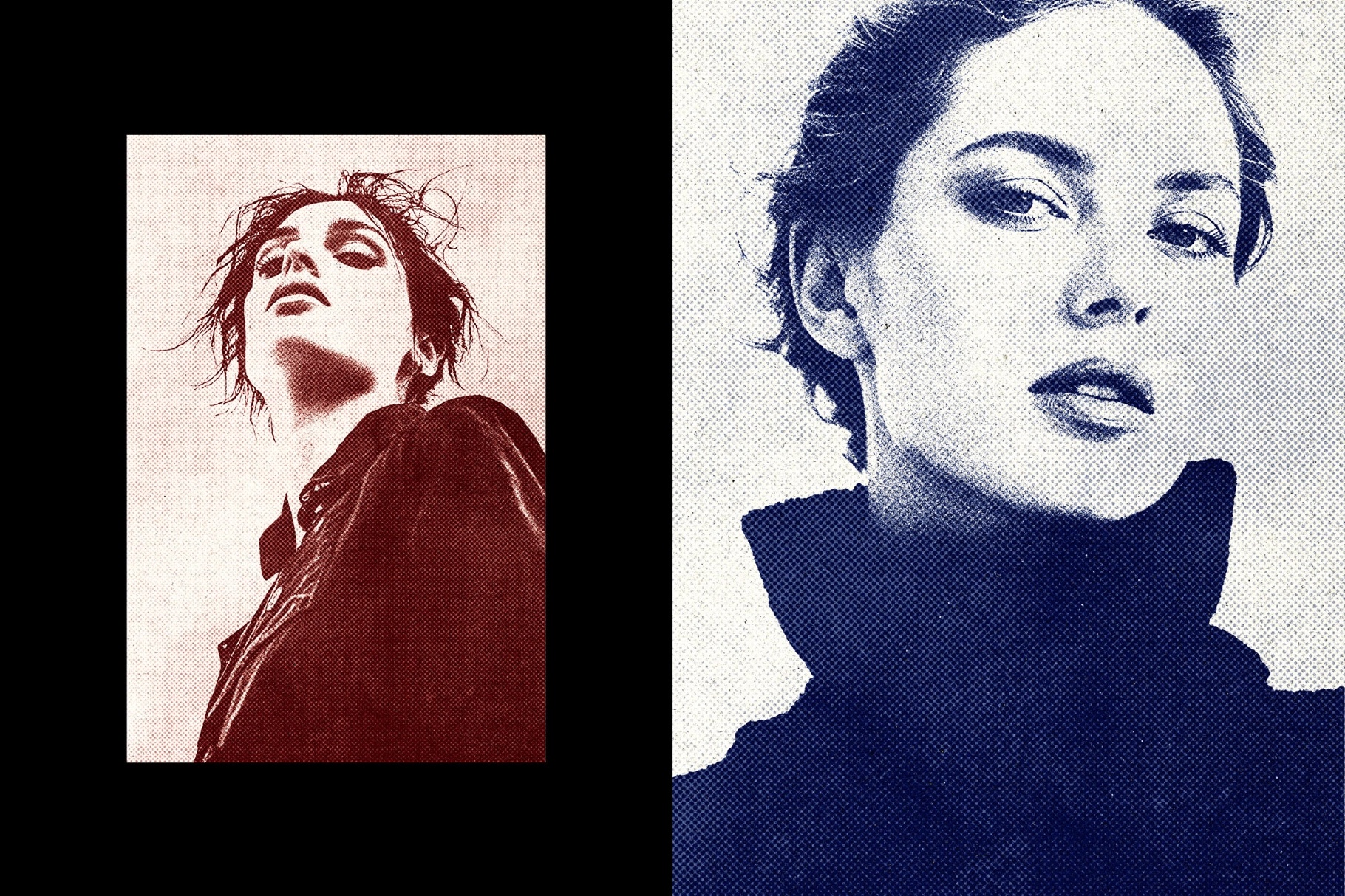 Grain Print Halftone Effect