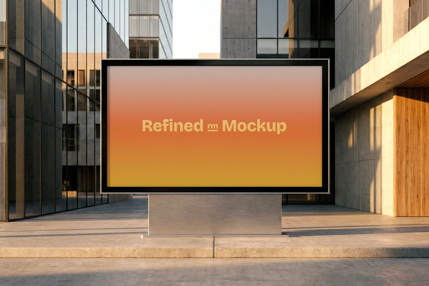 Outdoor Screen Mockup