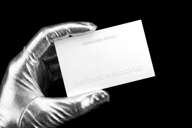85x55mm Business Card Mockup