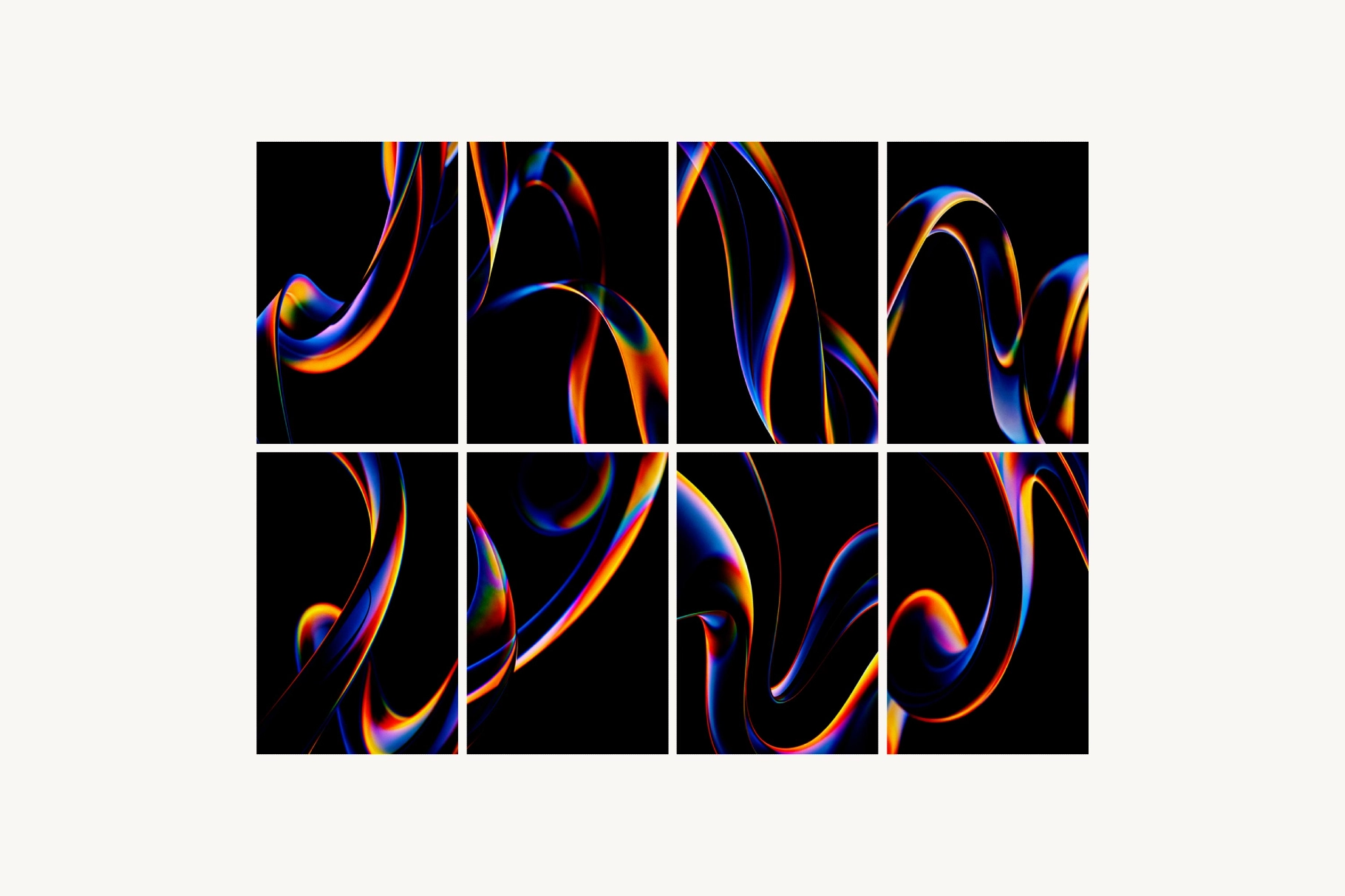 Flow Abstract Backgrounds Collection