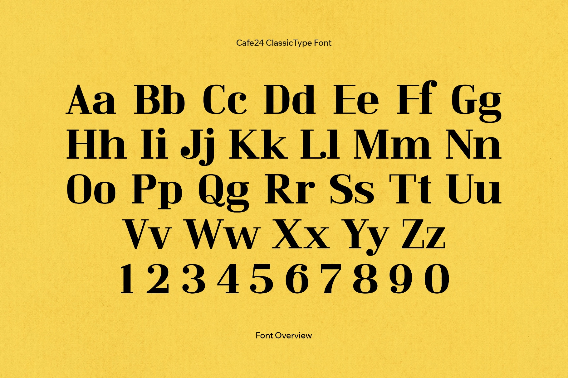 Cafe24 ClassicType Font