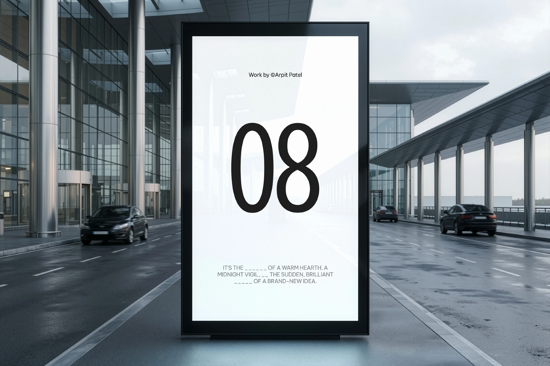 Airport Screen Mockup