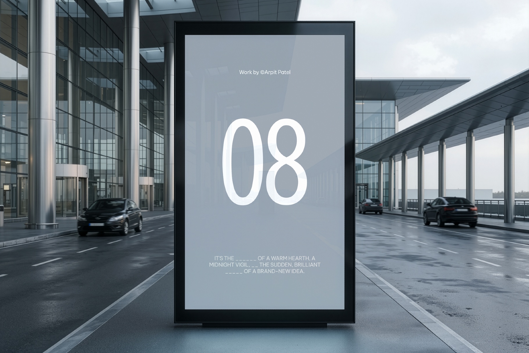 Airport Screen Mockup