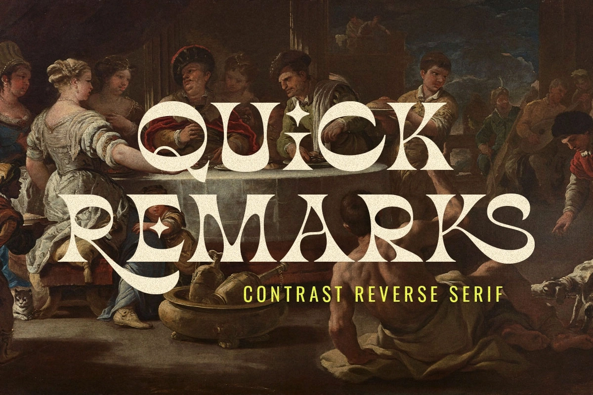 Quick Remarks - Reverse Serif