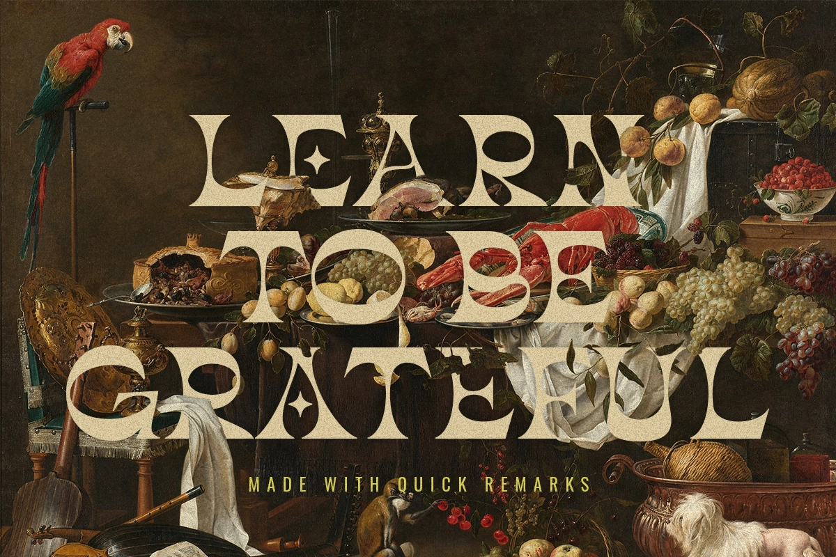 Quick Remarks - Reverse Serif