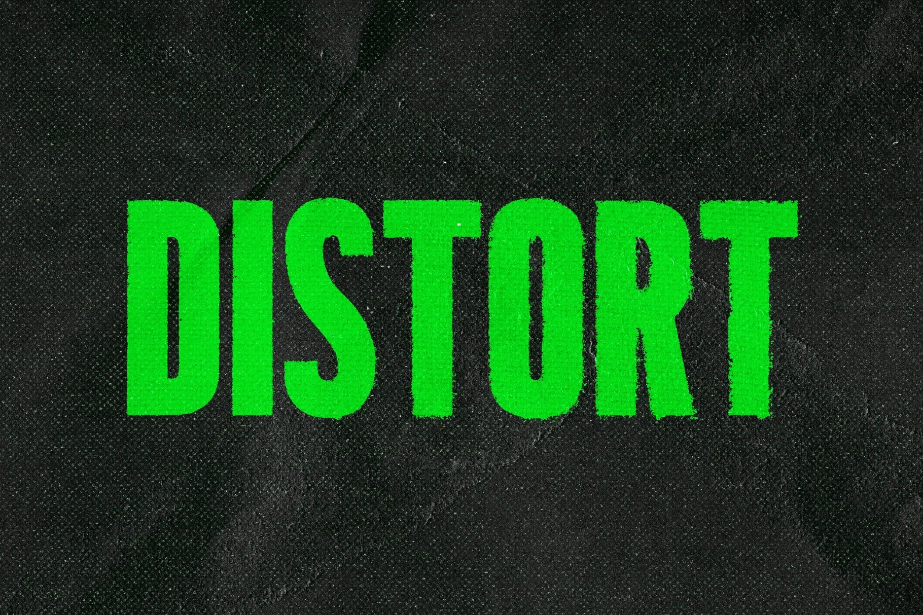 Grunge Distortion Text Effect