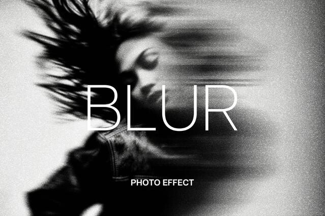 Noisy Blur Photo Effect