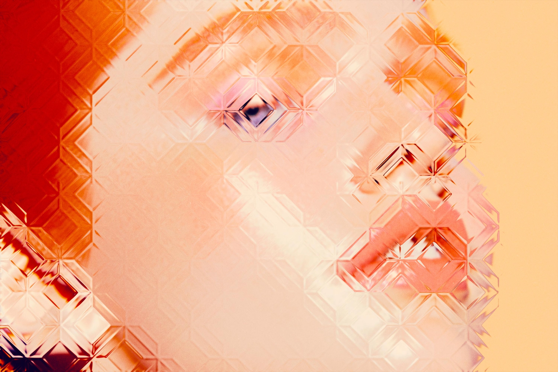 Mosaic Glass Photo Effect