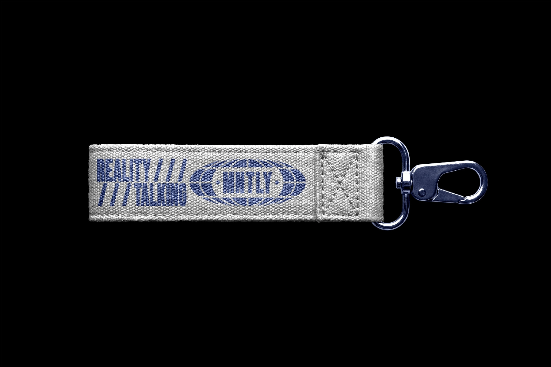 Textile Strap Keychain Mockup
