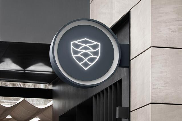 Streetfront Projecting Sign Mockup