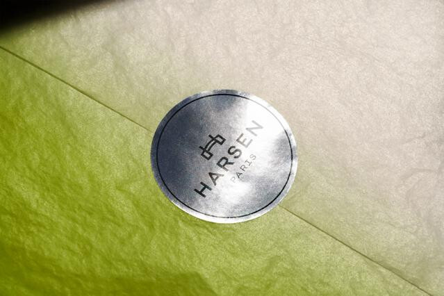 Gift Wrap Foil Seal Mockup