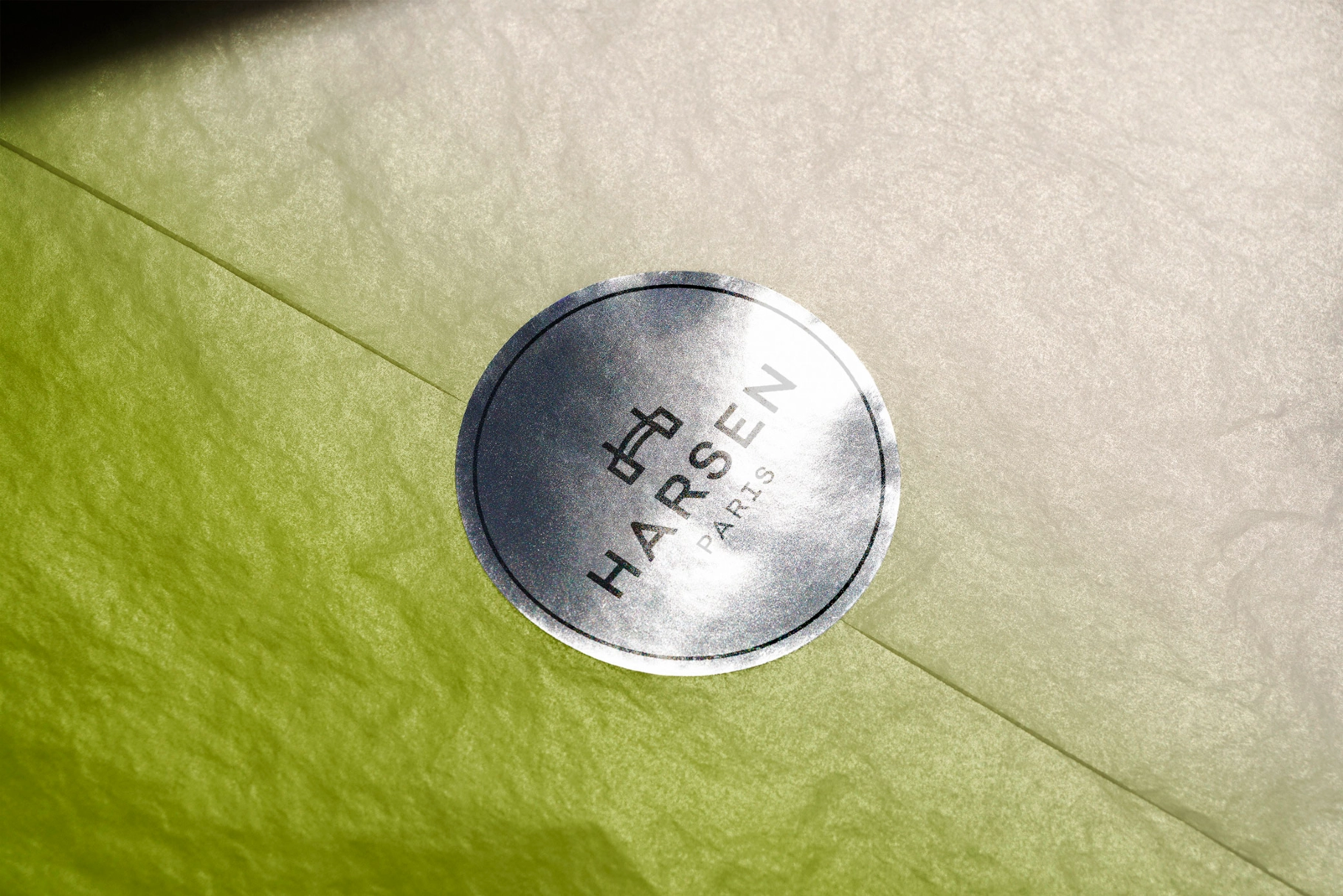 Gift Wrap Foil Seal Mockup