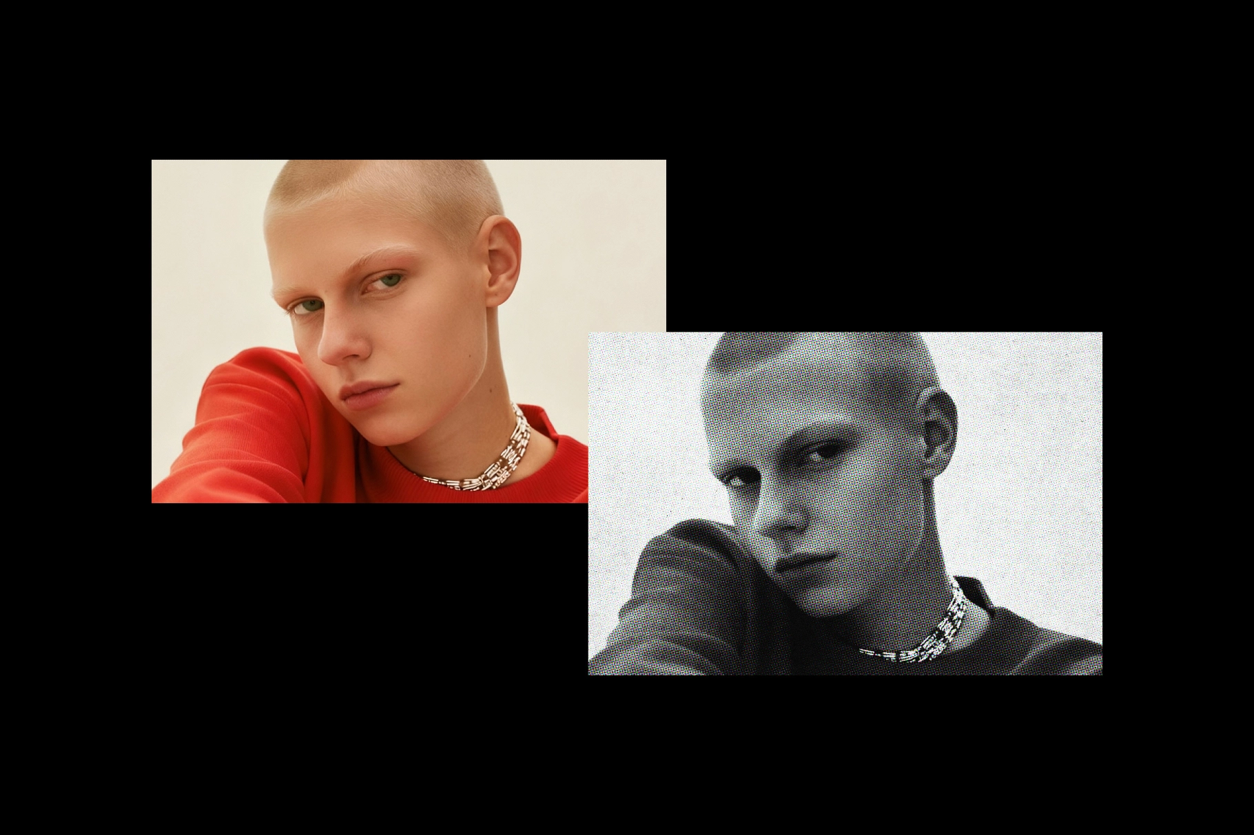 Halftone Print Photo Effect