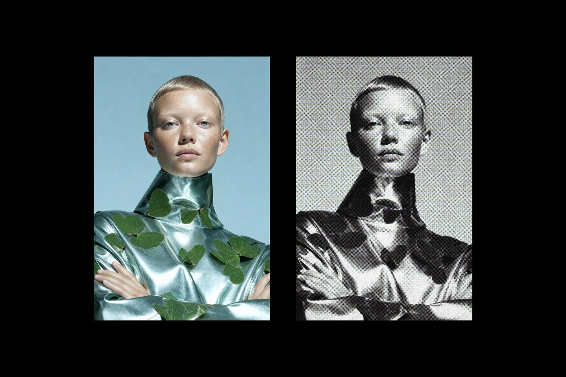 Halftone Print Photo Effect