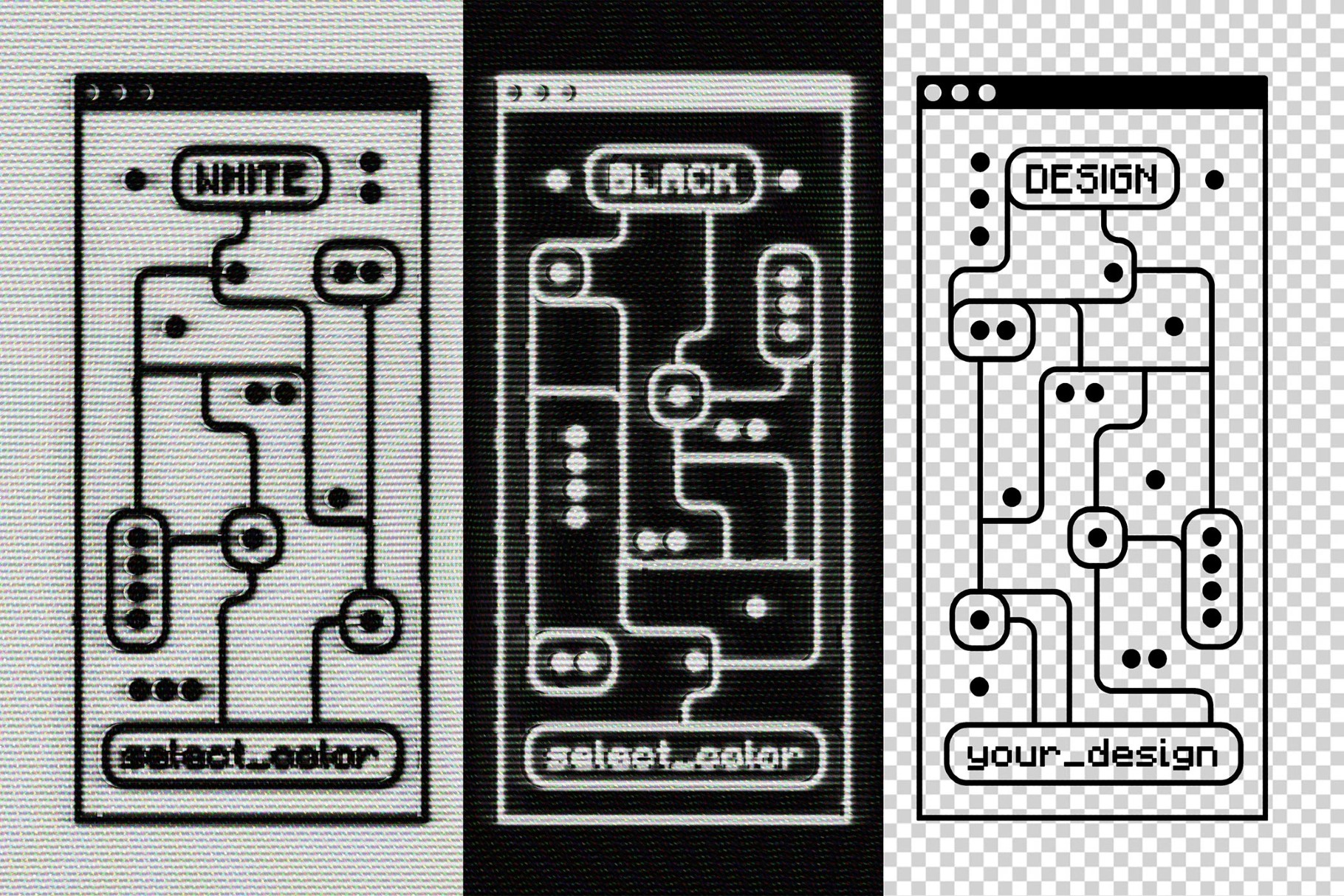 CRT Screen Text & Logo Effect