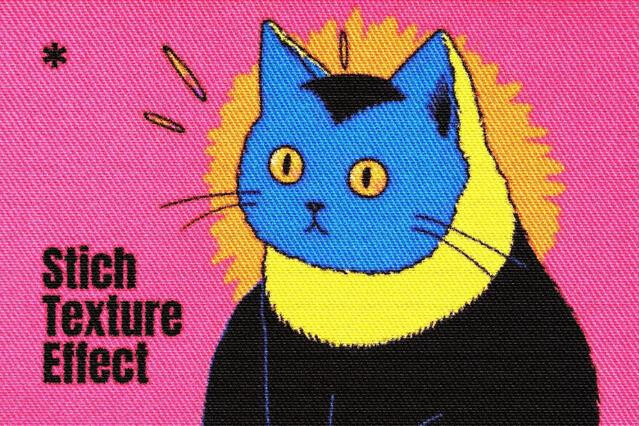 Embroidery Stitch Texture Effect