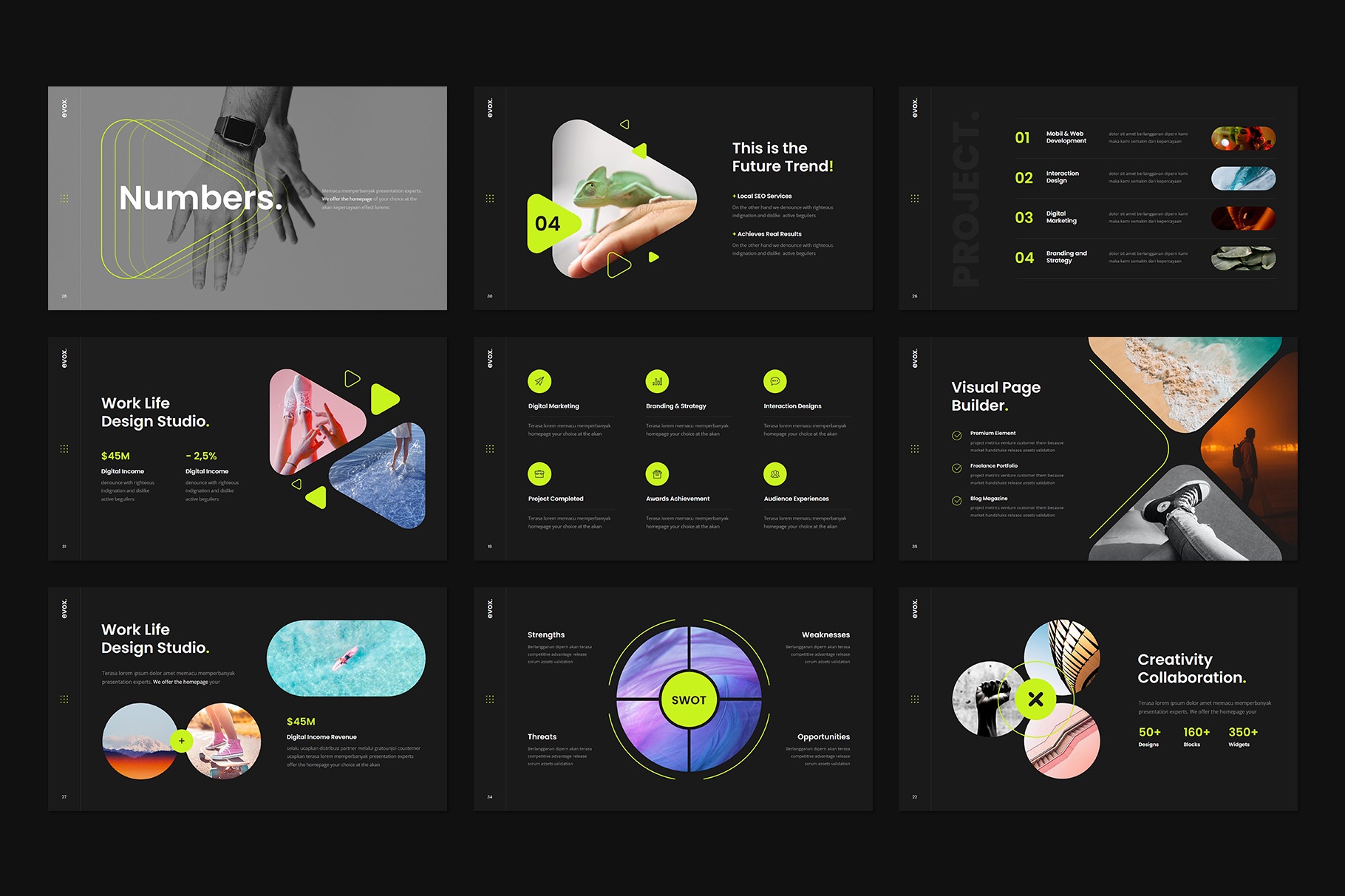 Evox Presentation Template Design