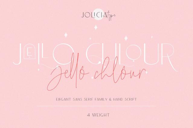 Jello Chlour - Display Font