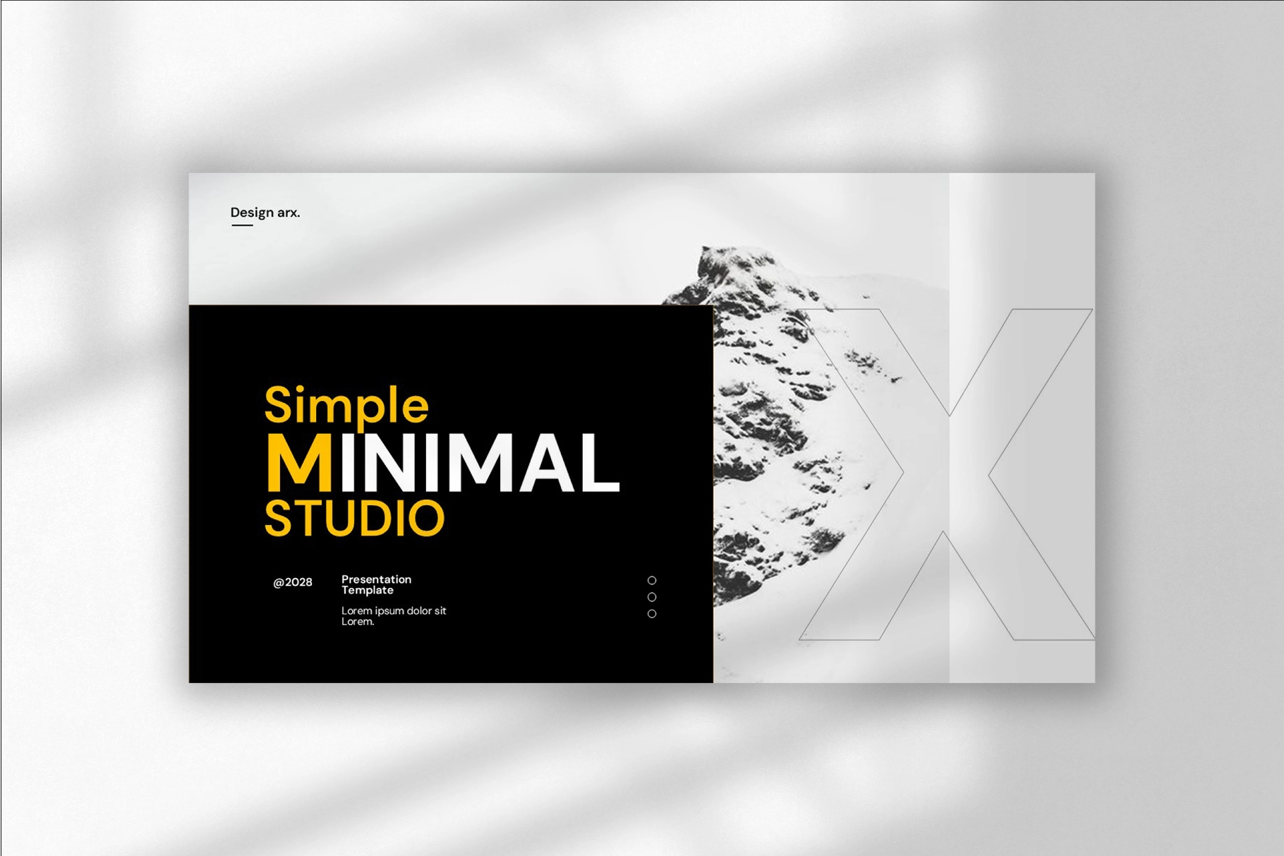 Studio Minimal Presentation Template