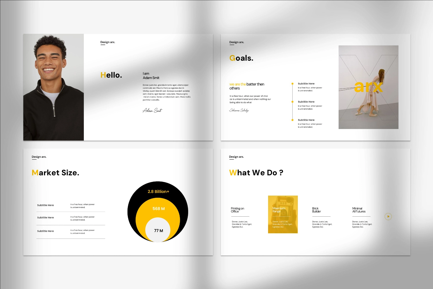 Studio Minimal Presentation Template