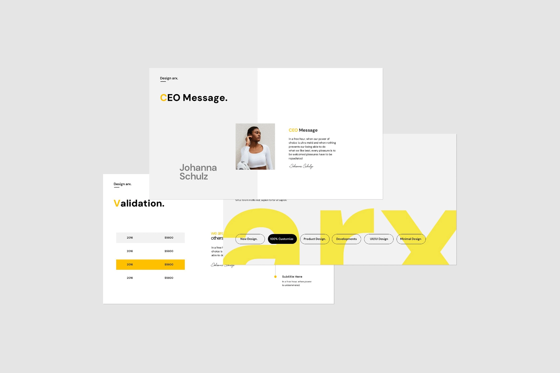Studio Minimal Presentation Template