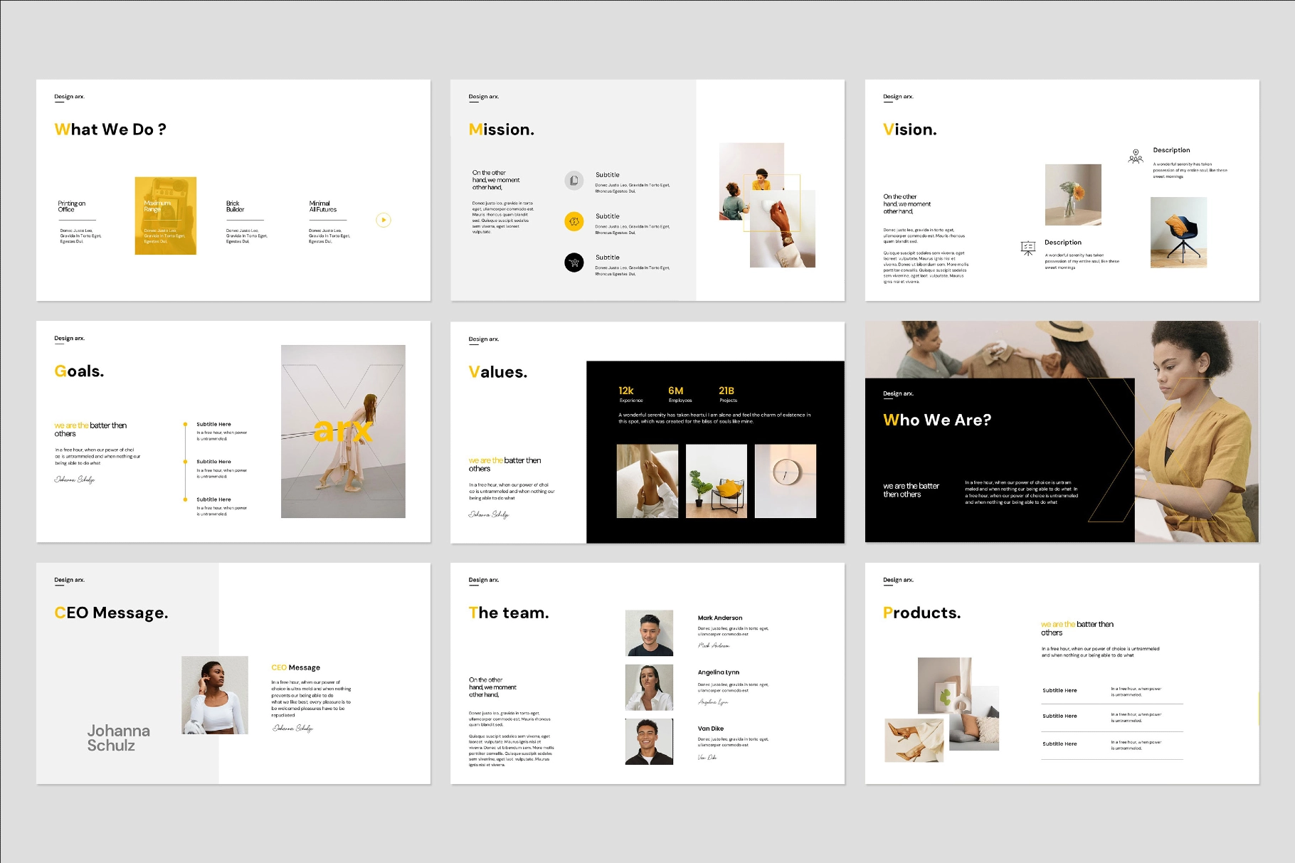 Studio Minimal Presentation Template