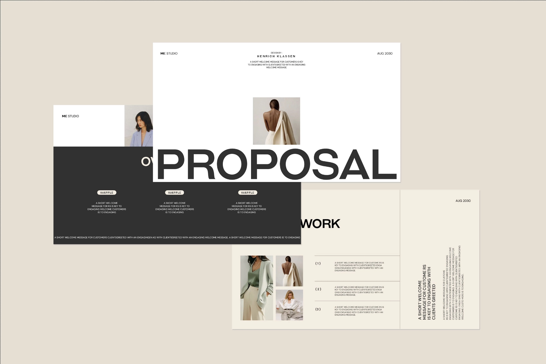 Brand Proposal Presentation Template
