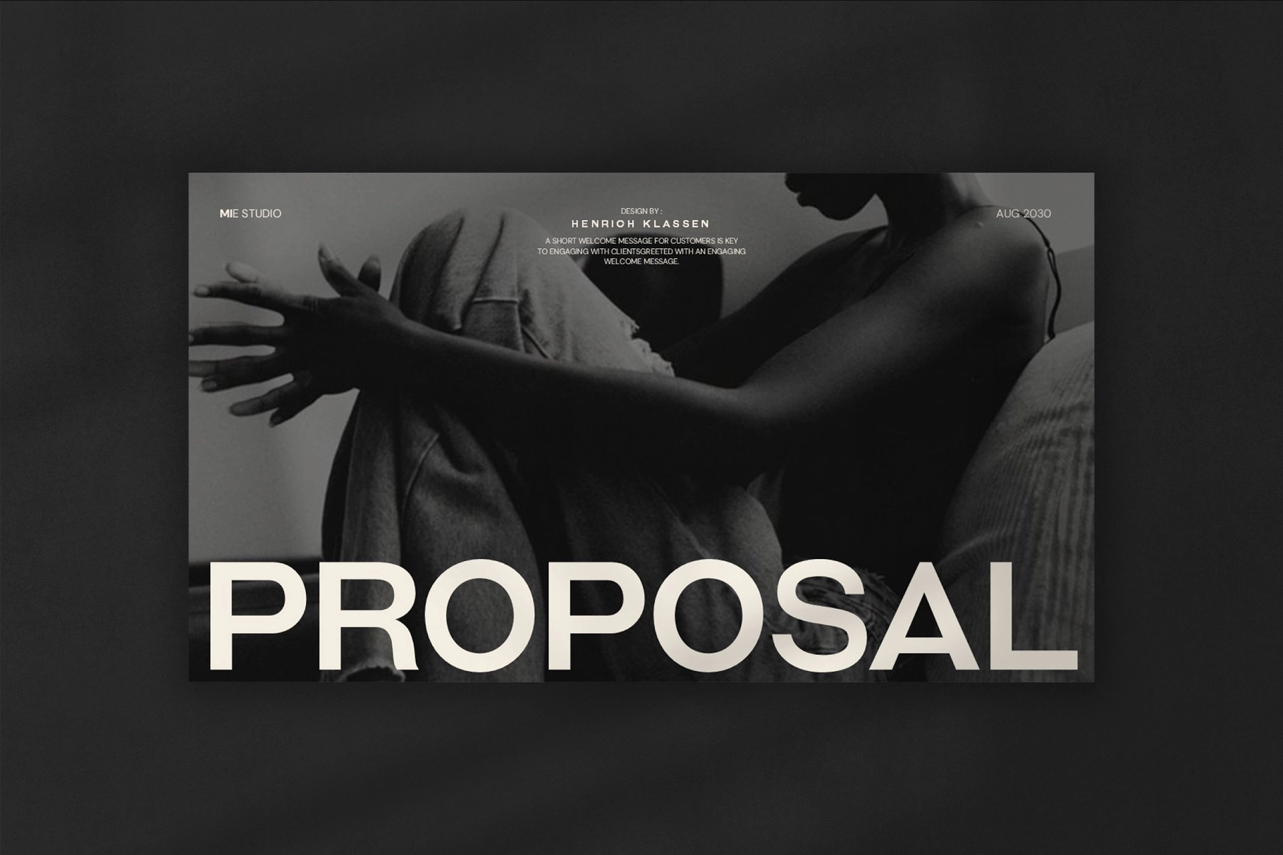 Brand Proposal Presentation Template