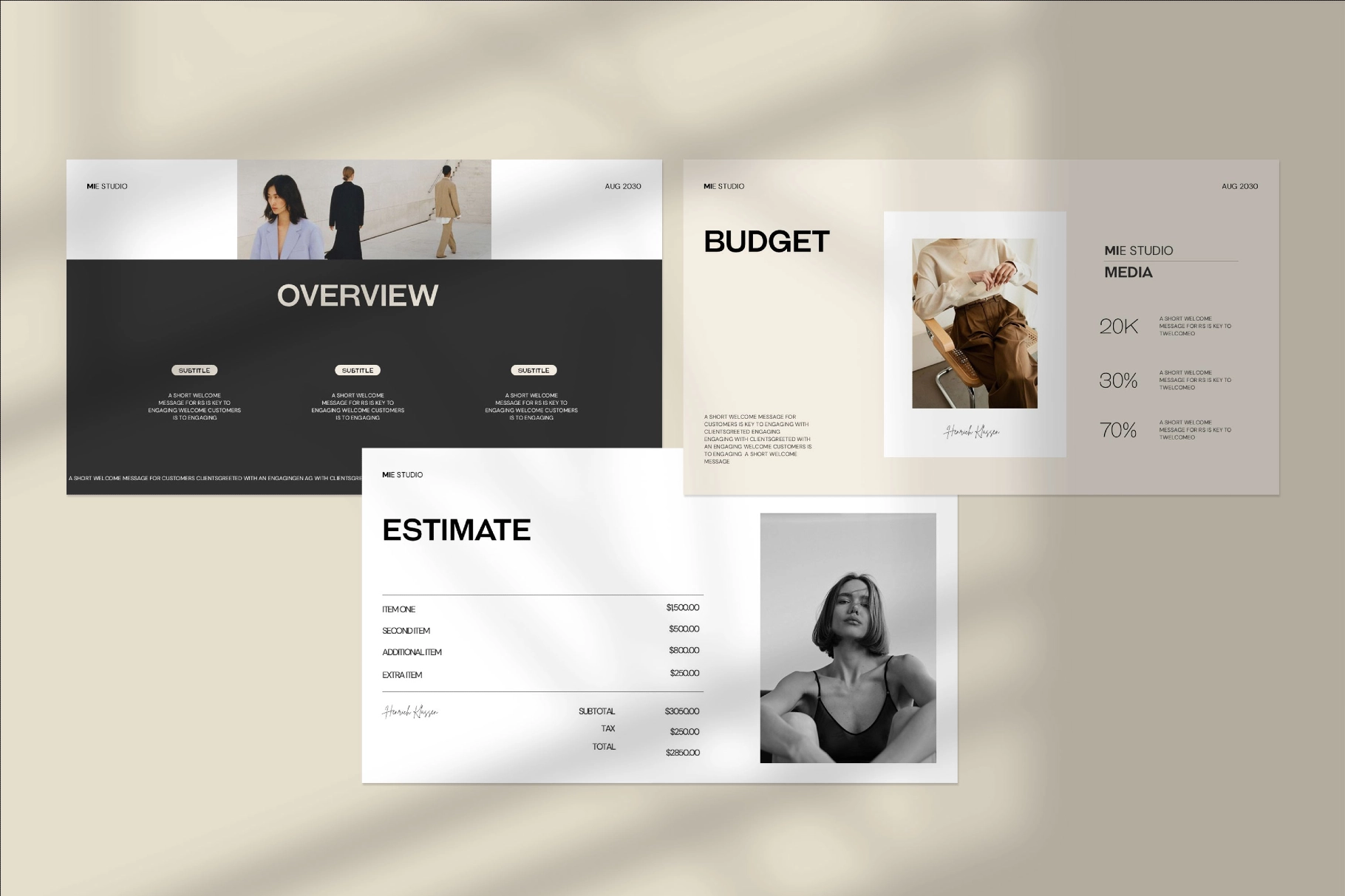 Brand Proposal Presentation Template