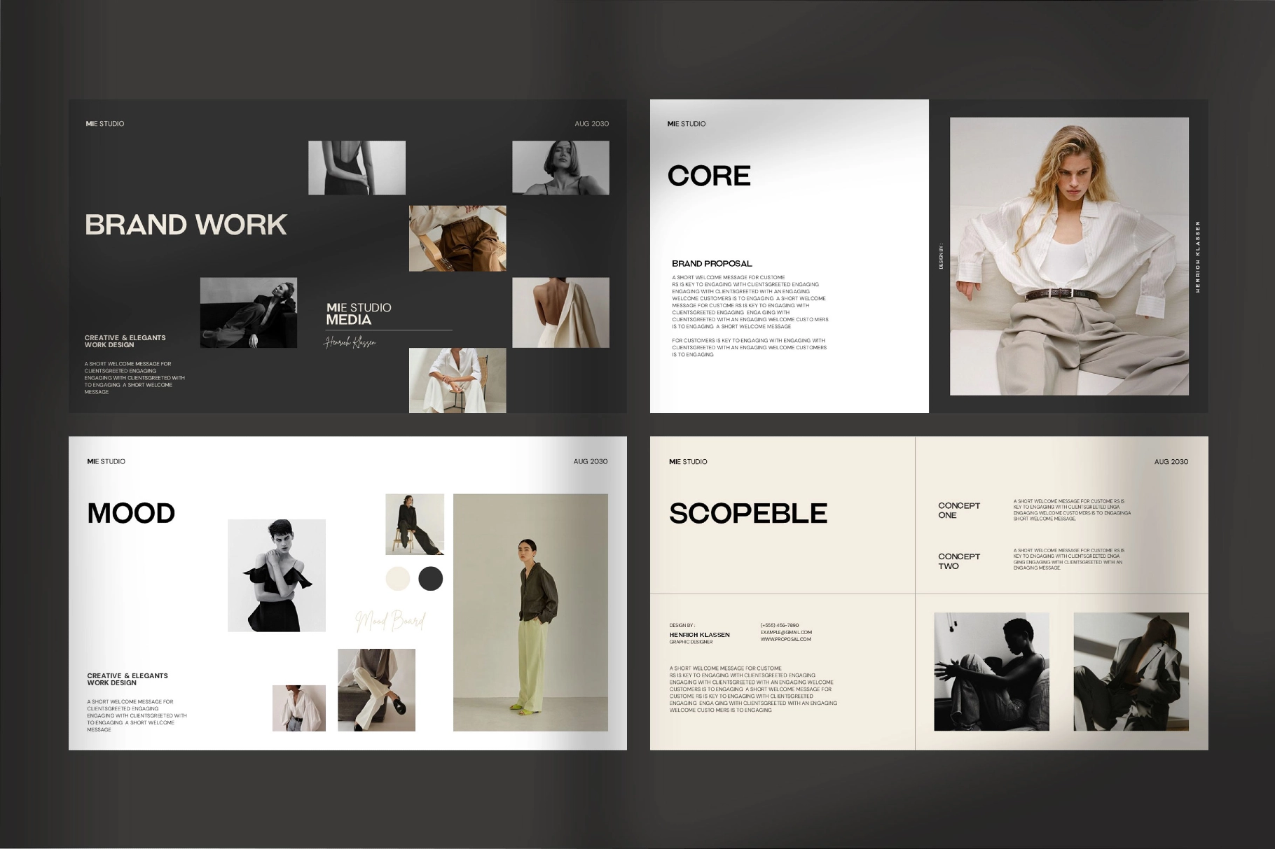 Brand Proposal Presentation Template