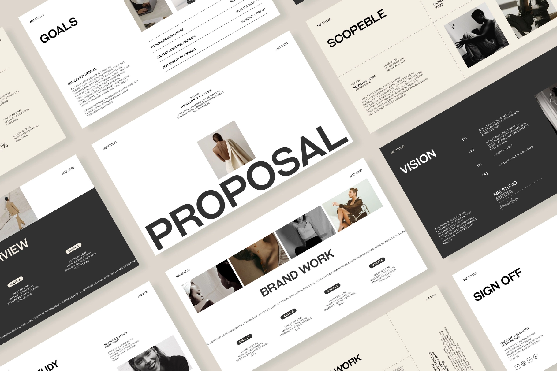Brand Proposal Presentation Template