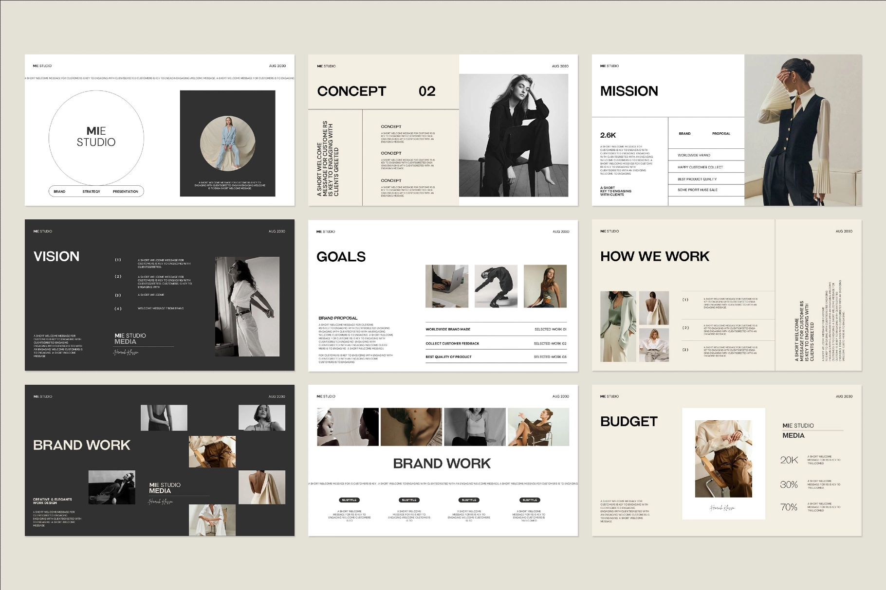 Brand Proposal Presentation Template