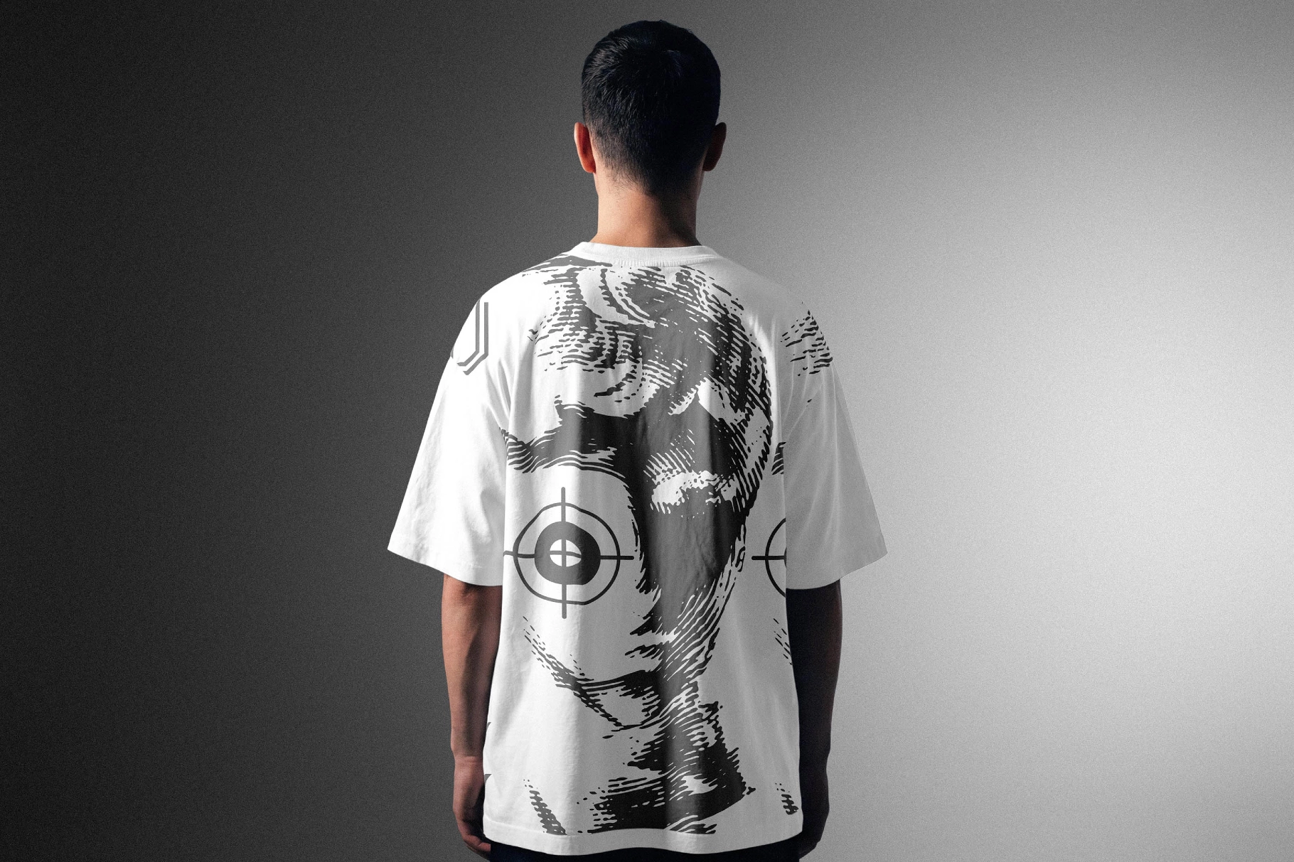 Back Print T-Shirt Mockup