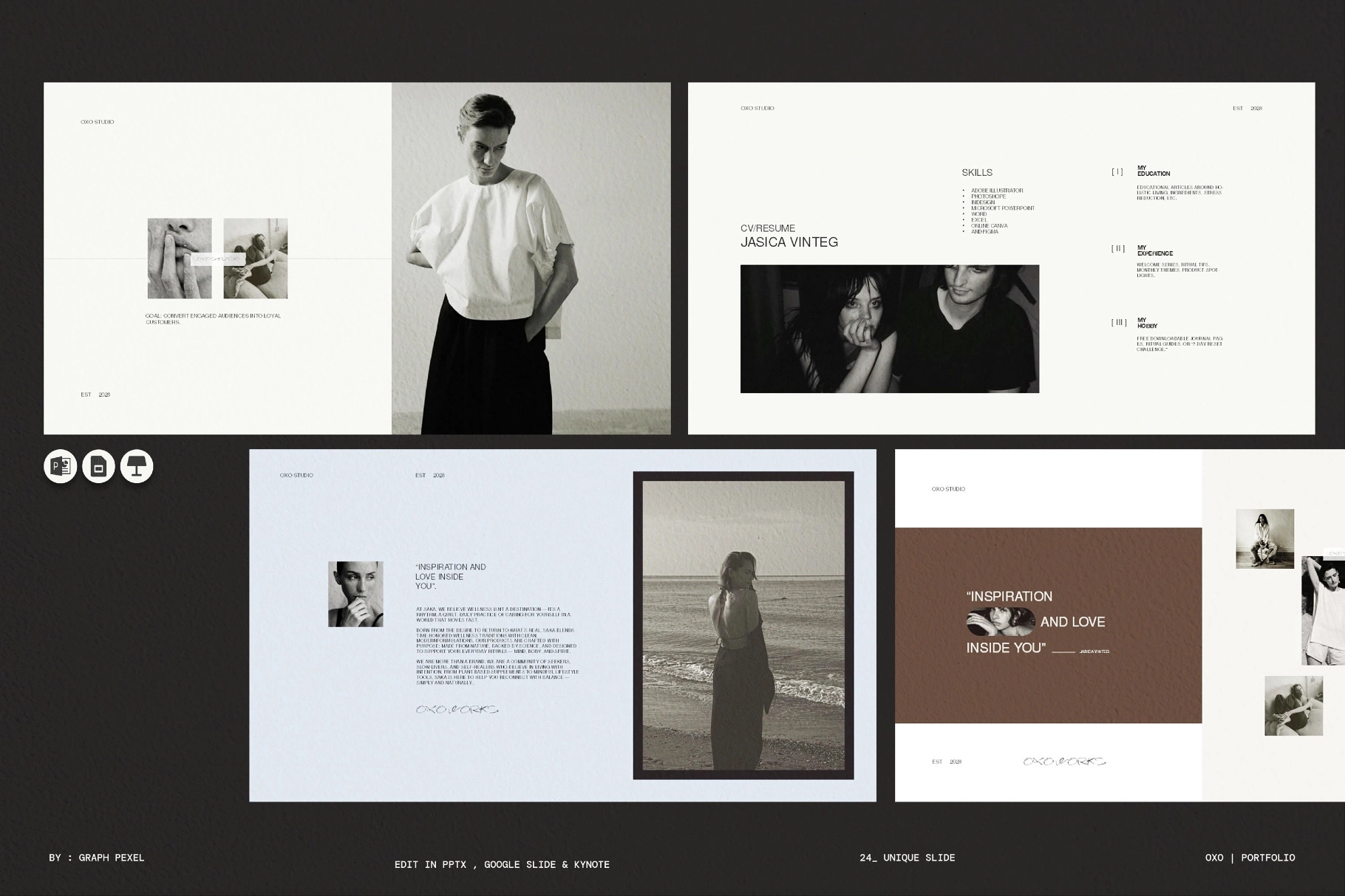 OXO | Portfolio Presentation Template