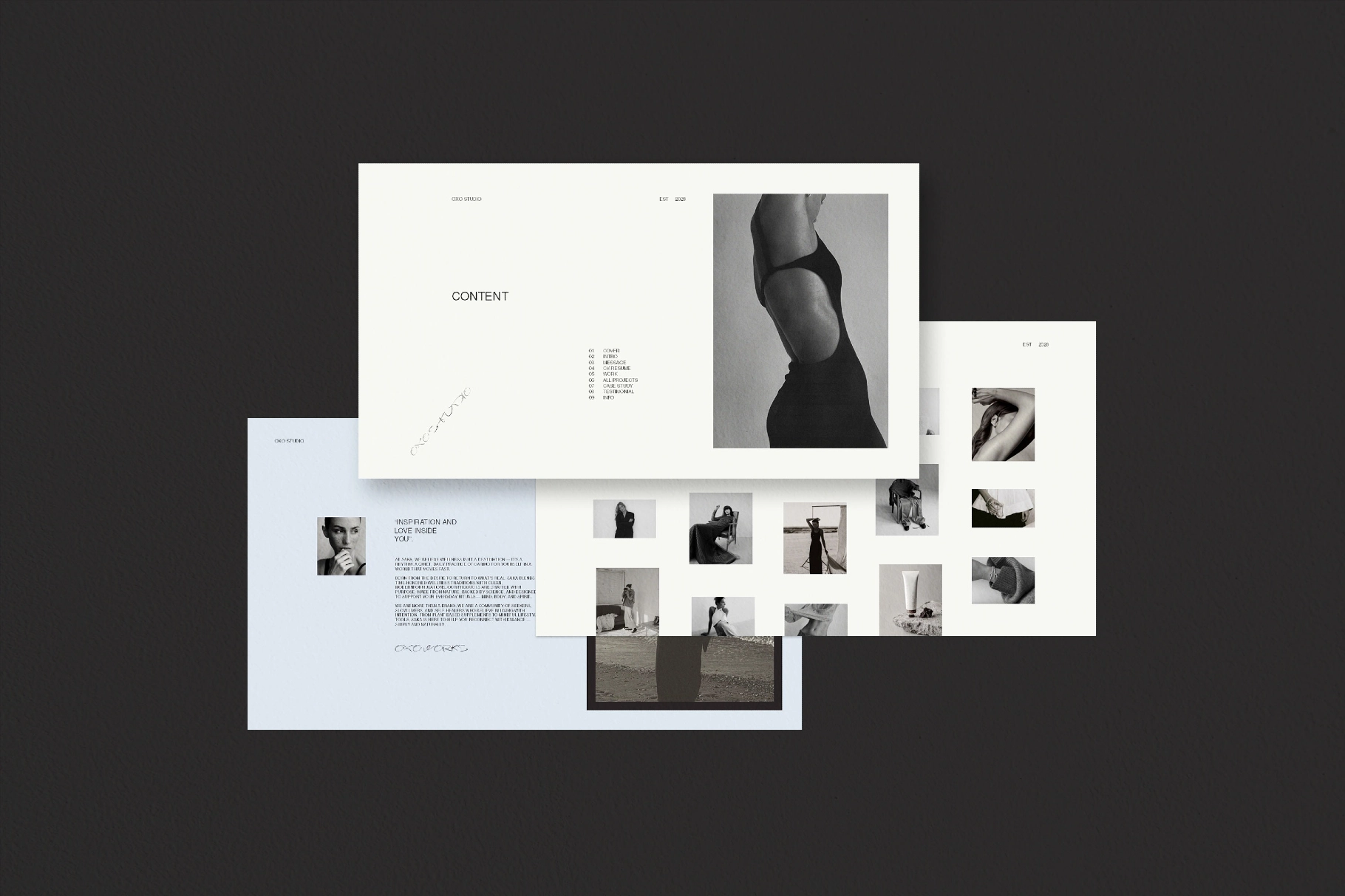 OXO | Portfolio Presentation Template