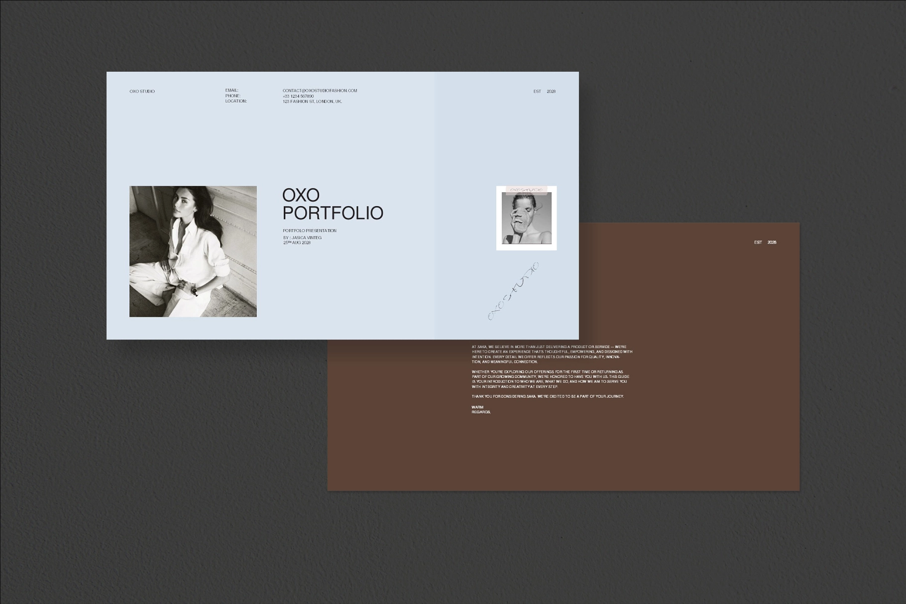 OXO | Portfolio Presentation Template