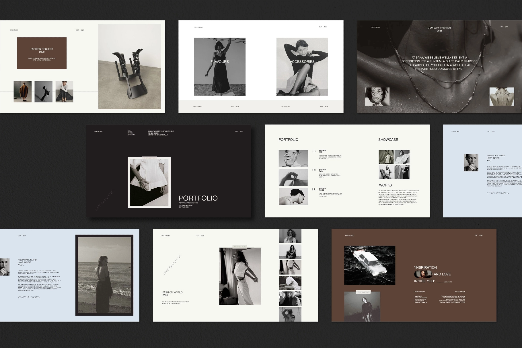 OXO | Portfolio Presentation Template