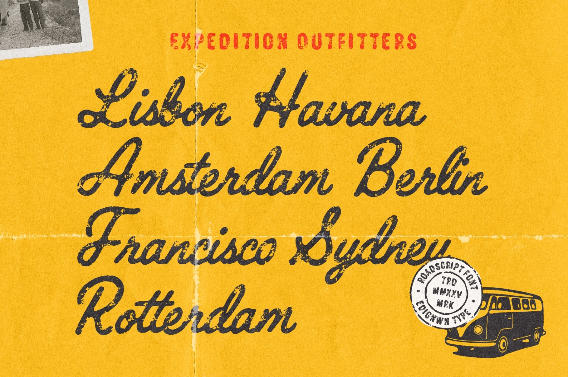 Roadscript – Retro Font Duo