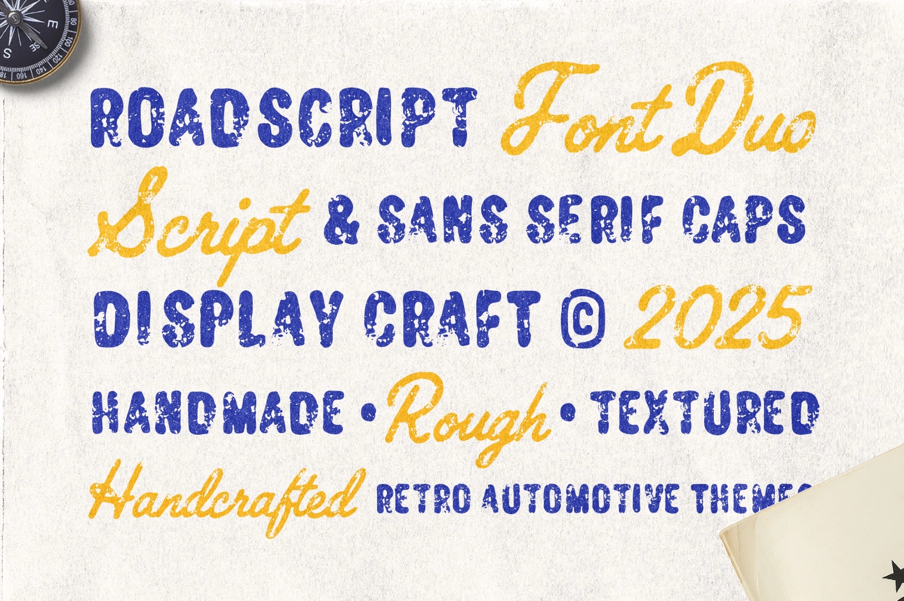 Roadscript – Retro Font Duo