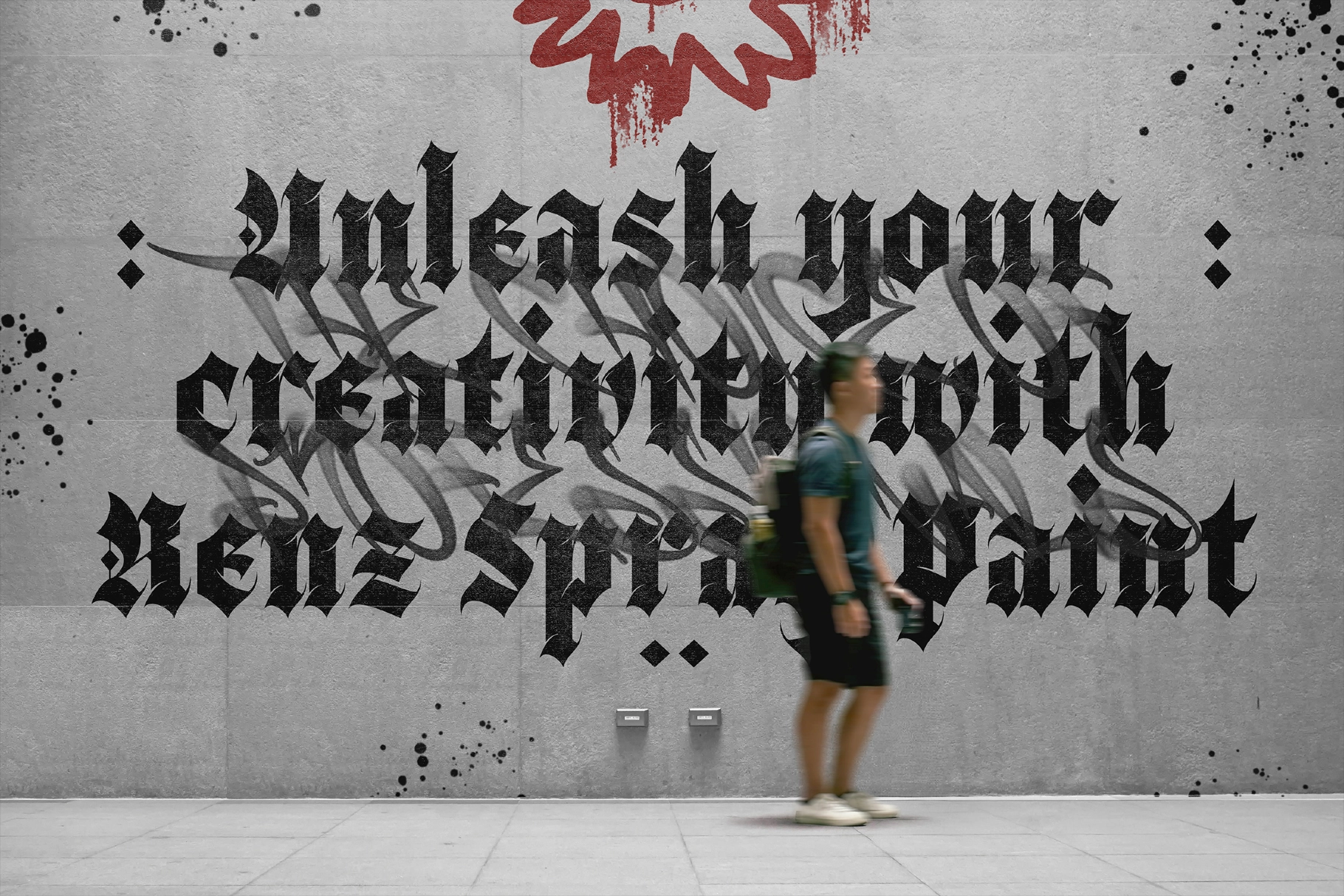 Black Webs - Gothic Blackletter