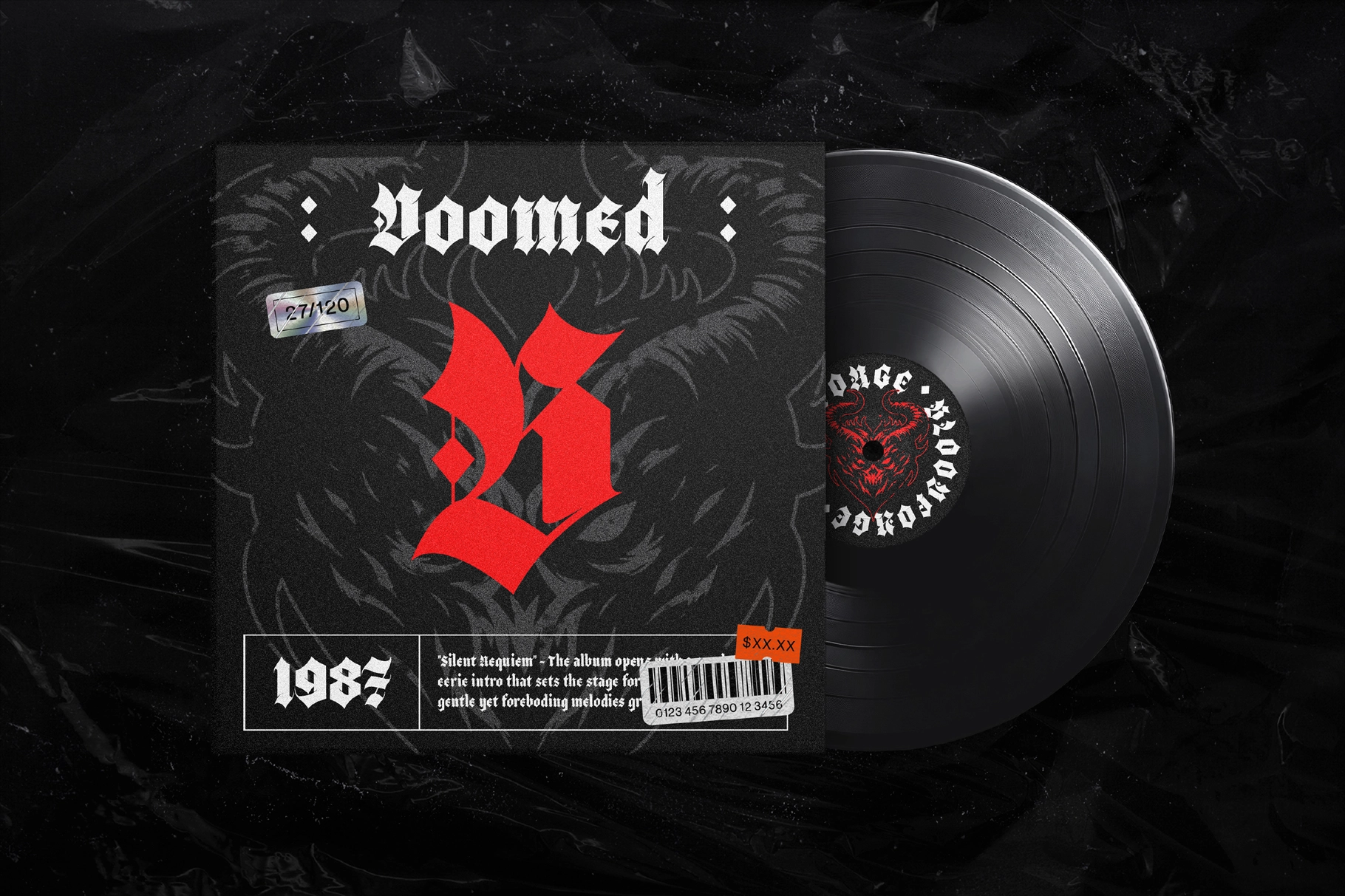 Black Webs - Gothic Blackletter