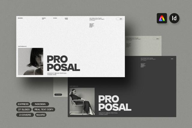 Maxro | Brand Proposal Template