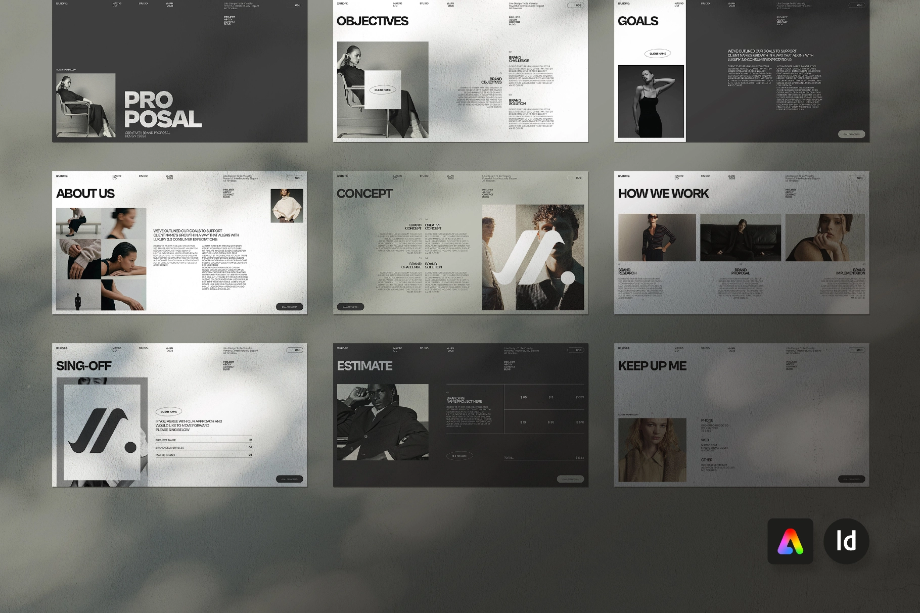 Maxro | Brand Proposal Template