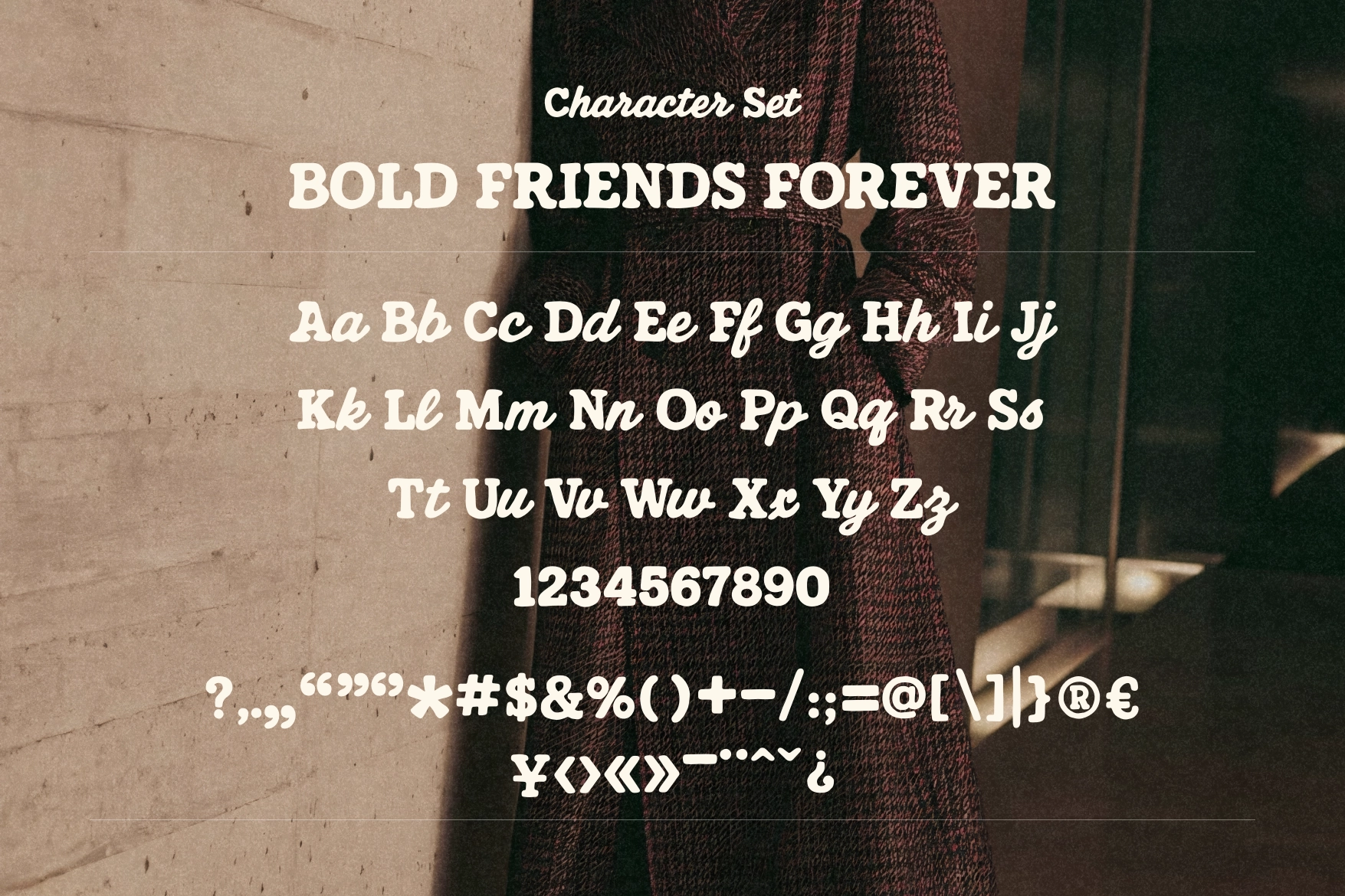 Bold Friends Forever Playful Font